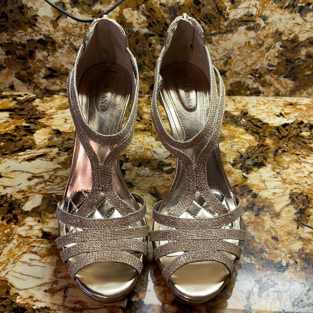 Gold Alfani Heels